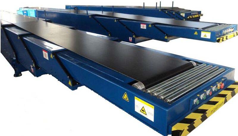 江蘇伸縮皮帶輸送機使用案列